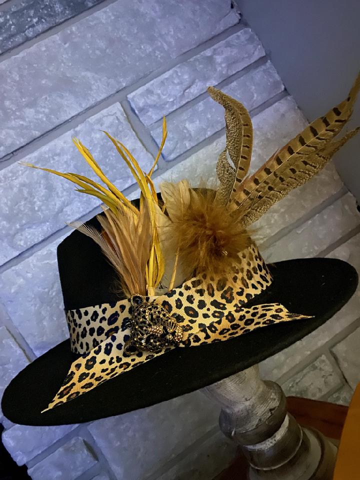 Yellow Feather for Fedora Hat